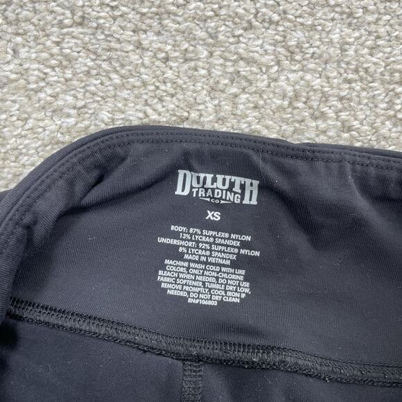 Duluth Trading Company Women's NoGA Stretch Skort XS Black Pull On Stretch 65-33 - Picture 3 of 7